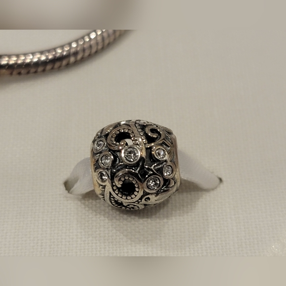 BNIB Genuine Chamila Swarovski Sterling Silver Mothers Day Charm Set - 7.5" - Picture 9 of 10